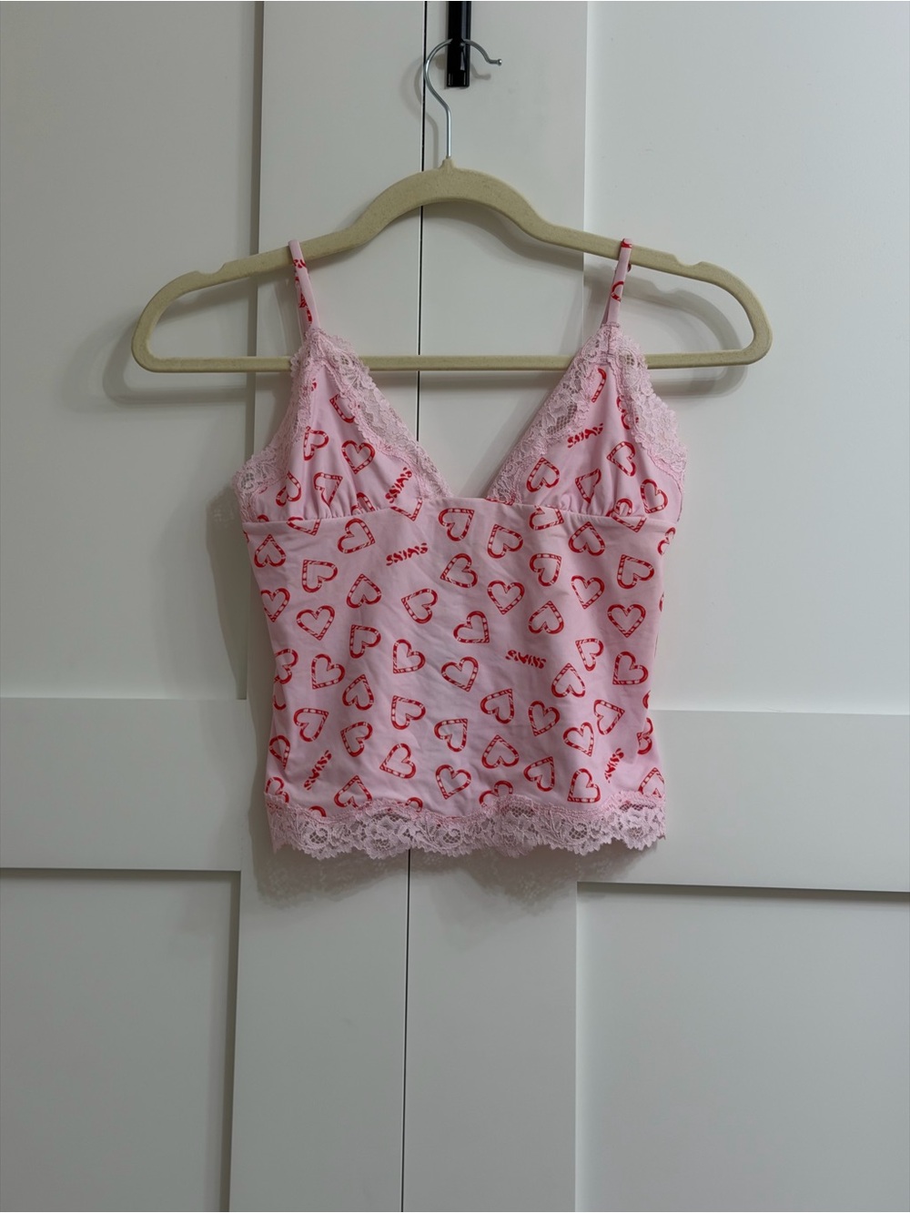 NWT Skims Fits Everybody Lace Triangle Cami SMALL